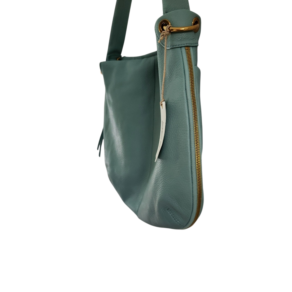 HOBO Fern Hobo Bag Purse Pale Green Pebble Leather New NWT - Picture 6 of 13